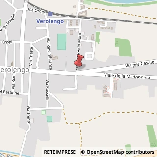 Mappa Via Aldo Moro, 3/A, 10038 Verolengo, Torino (Piemonte)