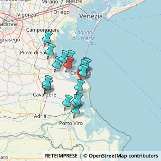 Mappa Ipercoop Chioggia Str Statale Romea 508 KM 86, 30015 Chioggia VE, Italia (10.85833)