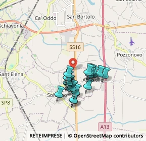 Mappa SS16 Adriatica, 35047 Solesino PD, Italia (1.278)