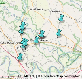 Mappa Via Formigara, 26026 Pizzighettone CR, Italia (6.61583)