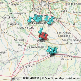 Mappa Via S. Severino Boezio, 27100 Pavia PV, Italia (10.755)