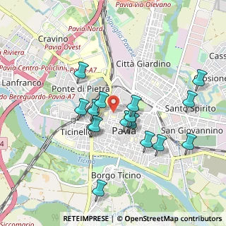 Mappa Via S. Severino Boezio, 27100 Pavia PV, Italia (0.85938)