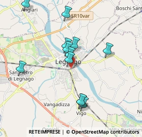 Mappa Via Maria Montessori, 37045 Legnago VR, Italia (1.80167)