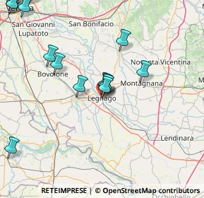 Mappa Via Maria Montessori, 37045 Legnago VR, Italia (21.94529)