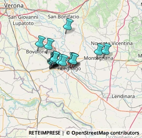 Mappa Via Maria Montessori, 37045 Legnago VR, Italia (8.54368)