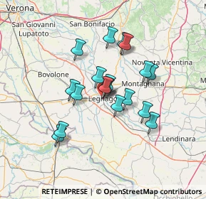 Mappa Via Maria Montessori, 37045 Legnago VR, Italia (10.81)