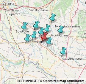 Mappa Via Maria Montessori, 37045 Legnago VR, Italia (9.05692)