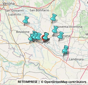 Mappa Via Maria Montessori, 37045 Legnago VR, Italia (8.92214)