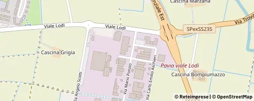Mappa Pavia