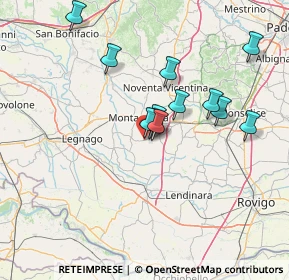 Mappa Via della Scodosia, 35040 Casale di Scodosia PD, Italia (12.2475)