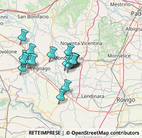 Mappa Via della Scodosia, 35040 Casale di Scodosia PD, Italia (11.52353)