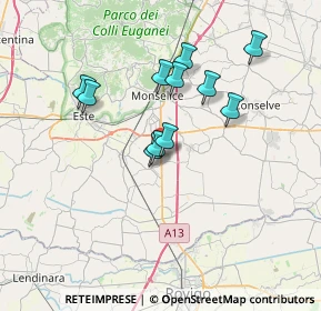 Mappa SS 16 Adriatica, 35047 Solesino PD, Italia (5.94091)