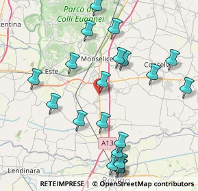 Mappa SS 16 Adriatica, 35047 Solesino PD, Italia (9.223)