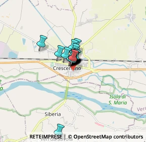 Mappa Via Carducci, 13044 Crescentino VC, Italia (0.684)