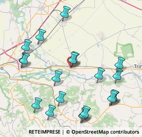 Mappa Via Carducci, 13044 Crescentino VC, Italia (9.5555)