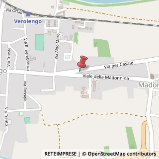 Mappa Via per Casale, 30, 10038 Verolengo, Torino (Piemonte)