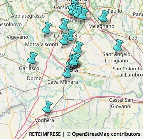 Mappa Piazza Castello, 27100 Pavia PV, Italia (14.183)