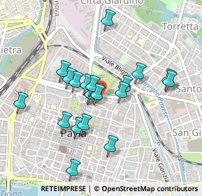 Mappa Piazza Castello, 27100 Pavia PV, Italia (0.4)