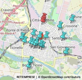 Mappa Piazza Castello, 27100 Pavia PV, Italia (0.8345)