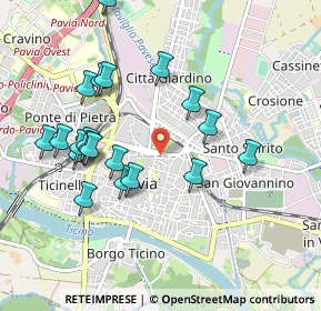 Mappa Piazza Castello, 27100 Pavia PV, Italia (0.975)