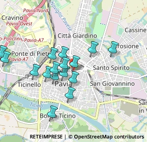 Mappa Piazza Castello, 27100 Pavia PV, Italia (0.82938)