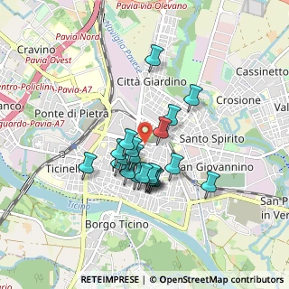 Mappa Via Opicino De Canistris, 27100 Pavia PV, Italia (0.6685)