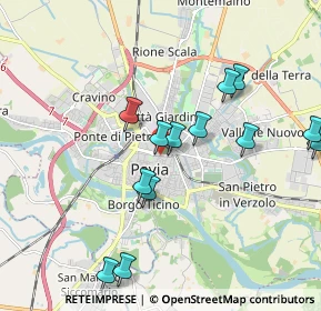 Mappa Piazza Castello, 27100 Pavia PV, Italia (1.93846)