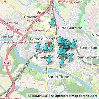 Mappa Viale Cesare Battisti, 27100 Pavia PV, Italia (0.655)