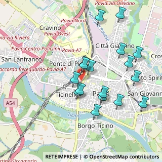 Mappa Viale Cesare Battisti, 27100 Pavia PV, Italia (0.96176)