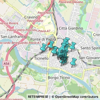 Mappa Viale Cesare Battisti, 27100 Pavia PV, Italia (0.612)