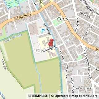 Mappa Via gandhi, 37053 Cerea, Verona (Veneto)