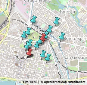 Mappa Corso Fratelli Cairoli, 27100 Pavia PV, Italia (0.3505)