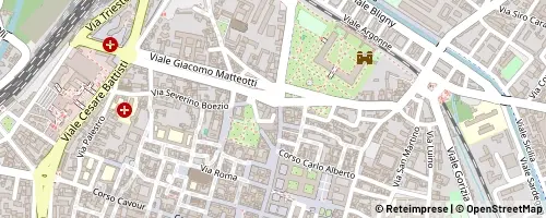 Mappa Pavia