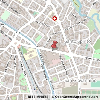 Mappa Viale Camillo Campari,  37, 27100 Pavia, Pavia (Lombardia)