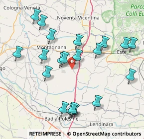 Mappa Via Oppi, 35040 Megliadino San Vitale PD, Italia (8.5175)