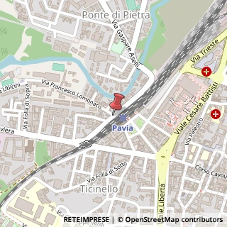 Mappa Via Luigi Robecchi Brichetti,  6, 27100 Pavia, Pavia (Lombardia)