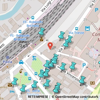 Mappa Piazzale della Stazione, 27100 Pavia PV, Italia (0.075)