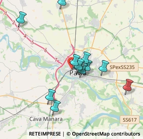 Mappa Piazzale della Stazione, 27100 Pavia PV, Italia (4.02929)