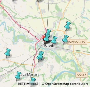 Mappa Piazzale della Stazione, 27100 Pavia PV, Italia (4.43167)