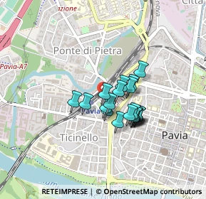 Mappa Piazzale della Stazione, 27100 Pavia PV, Italia (0.2825)