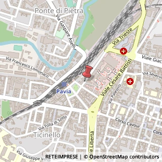 Mappa Via Trieste,  10, 27100 Pavia, Pavia (Lombardia)