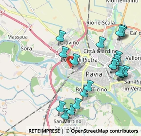 Mappa Via Flavio Torti, 27100 Pavia PV, Italia (2.2915)