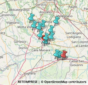 Mappa Via Flavio Torti, 27100 Pavia PV, Italia (10.305)