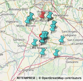 Mappa Via Flavio Torti, 27100 Pavia PV, Italia (10.3055)