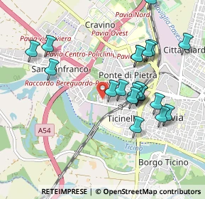 Mappa Via Flavio Torti, 27100 Pavia PV, Italia (0.9665)