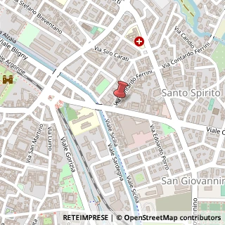 Mappa Via Ferrini, 1, 27100 Pavia, Pavia (Lombardia)