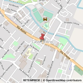 Mappa Piazza Giuseppe Garibaldi, 40, 46033 Castel d'Ario, Mantova (Lombardia)