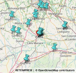 Mappa Via Ambrogio da Fossano, 27100 Pavia PV, Italia (14.406)
