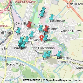 Mappa Via Camillo Campari, 27100 Pavia PV, Italia (0.9425)