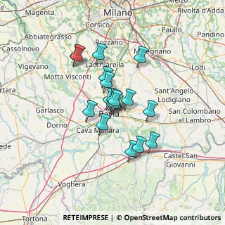 Mappa Via Camillo Campari, 27100 Pavia PV, Italia (9.26944)